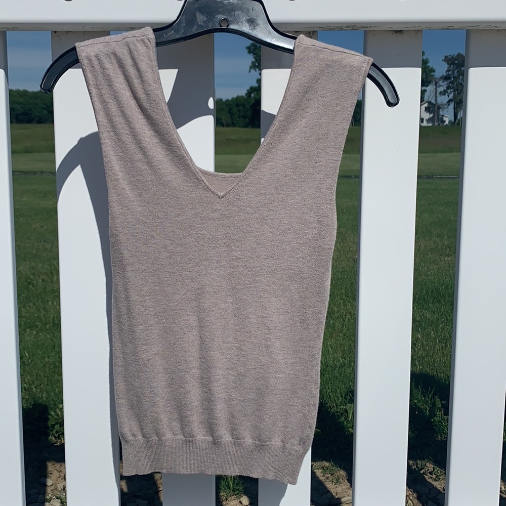 2 for $10.. Cute Camo skirt and V neck Beige - Picture 6 of 7